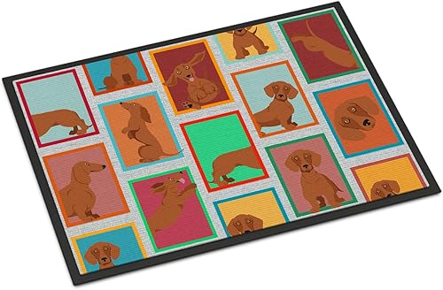 Vista 388 de Caroline's Treasures MLM1087MAT - Felpudo de perro de montaña bernés de 18 x 27 pulgadas, para interiores y exteriores, para entrada, Bernese