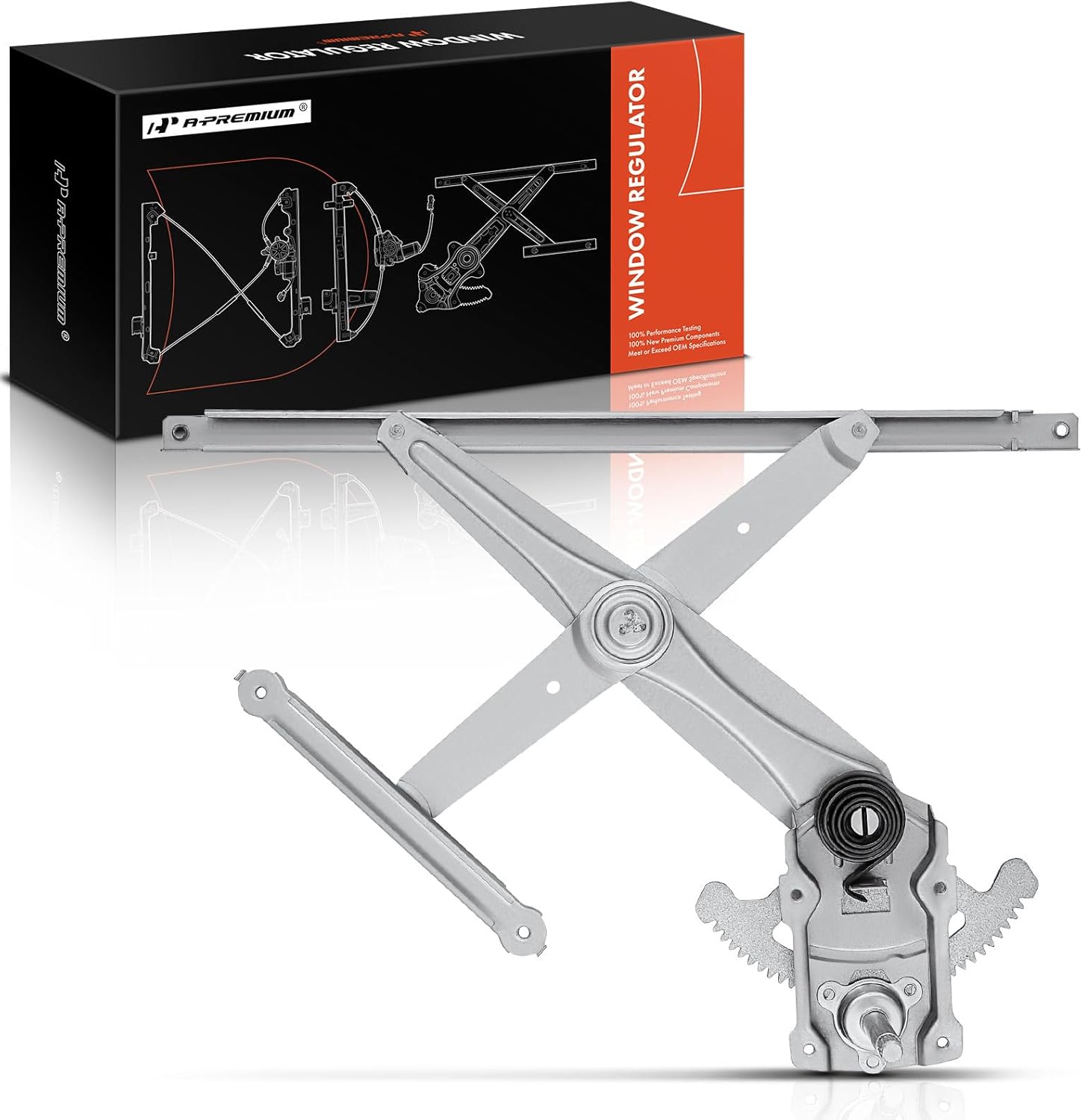 A-Premium Manual Window Regulator Driver Side Compatible with Toyota Corolla 2009 Corolla 2010, Front or Rear Left Driver Side