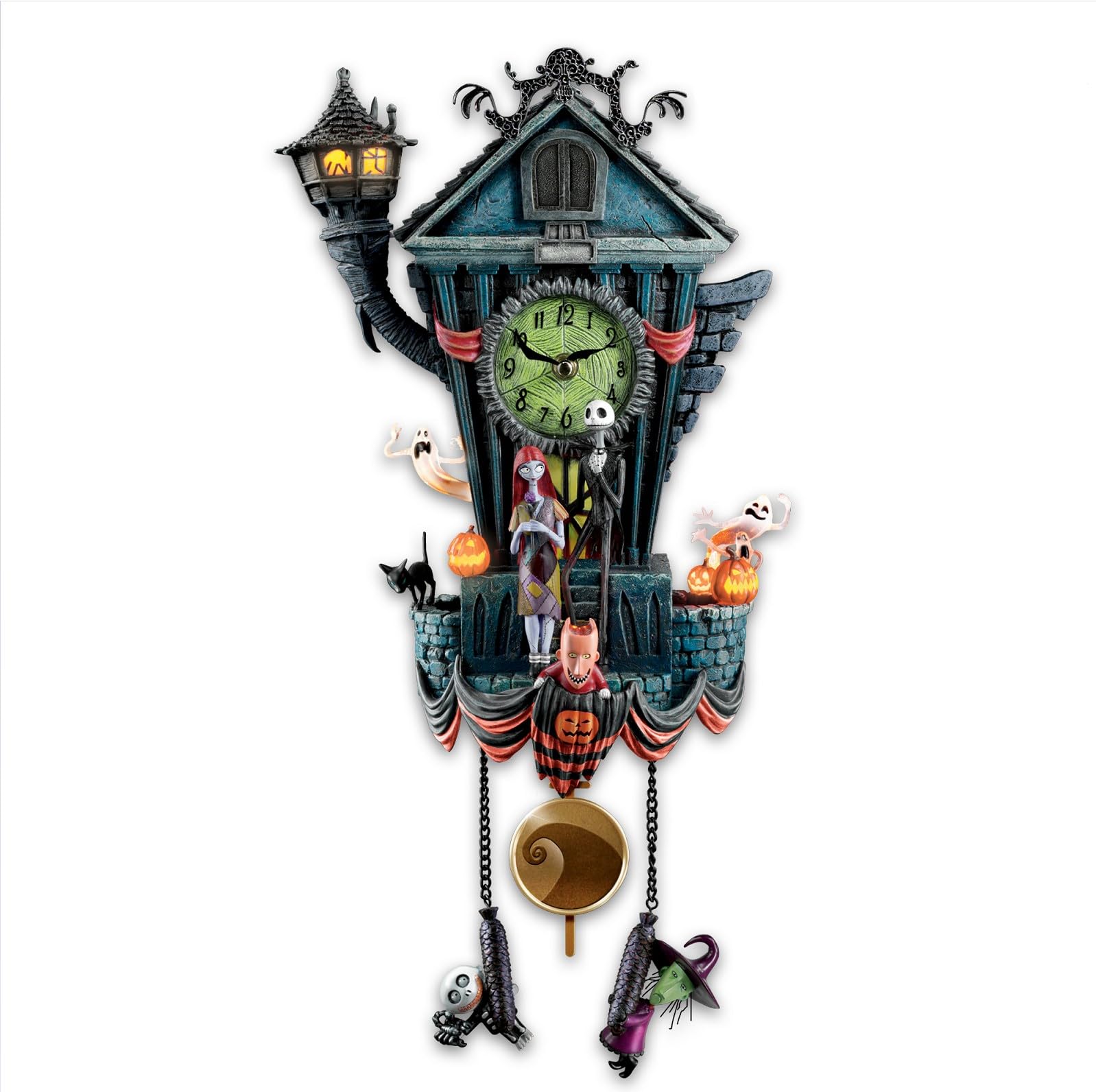 Cuckoo Clock: Tim Burton's The Nightmare Before Christmas Wall Clock by The Bradford Exchange