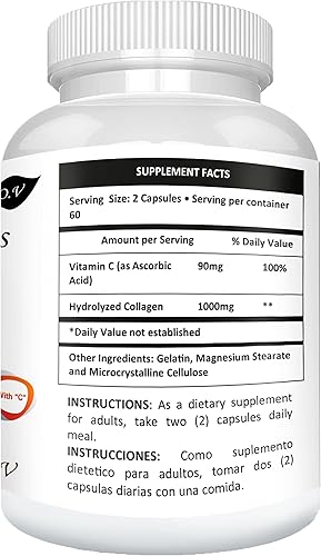 Miniatura 1 de Colageno Colageina Colageno 100% Colageno 120 Cap 1000mg Puro Colageno El MAS Fuerte Y Efectivo Colageina Totalmete Original De Collagen 3 Veces Mas