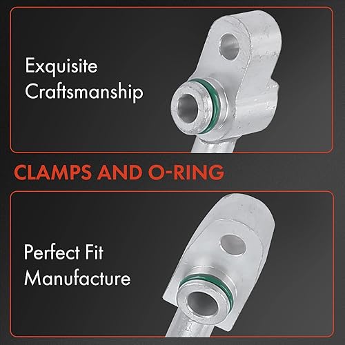 Miniatura 3 de A-Premium Conjunto de manguera de línea de descarga de A/C compatible con Subaru Outback Legacy 2010-2013 2014 3.6L, compresor a condensador