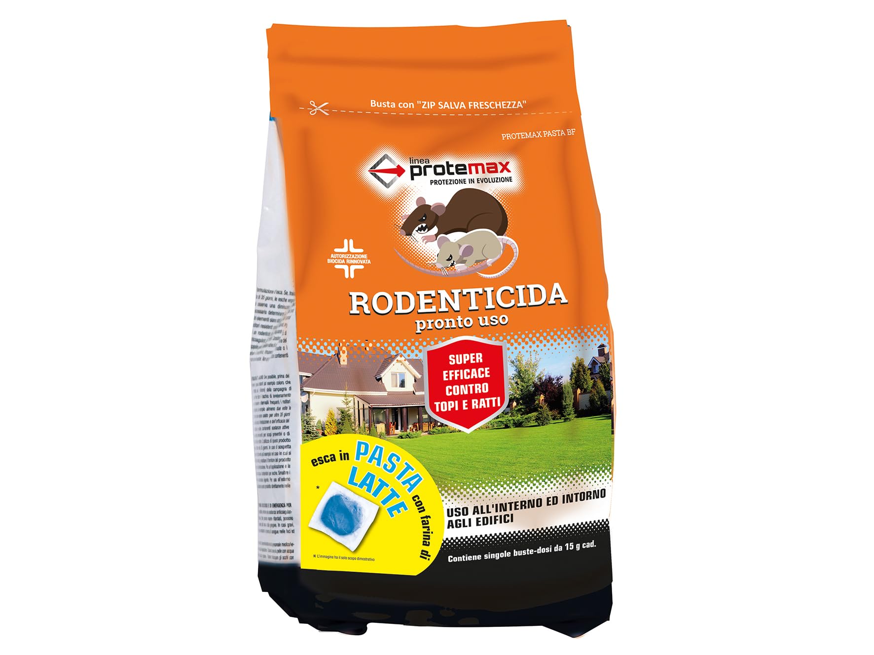 Protemax Rodenticid Pasta Blu 1,53 kg, 021