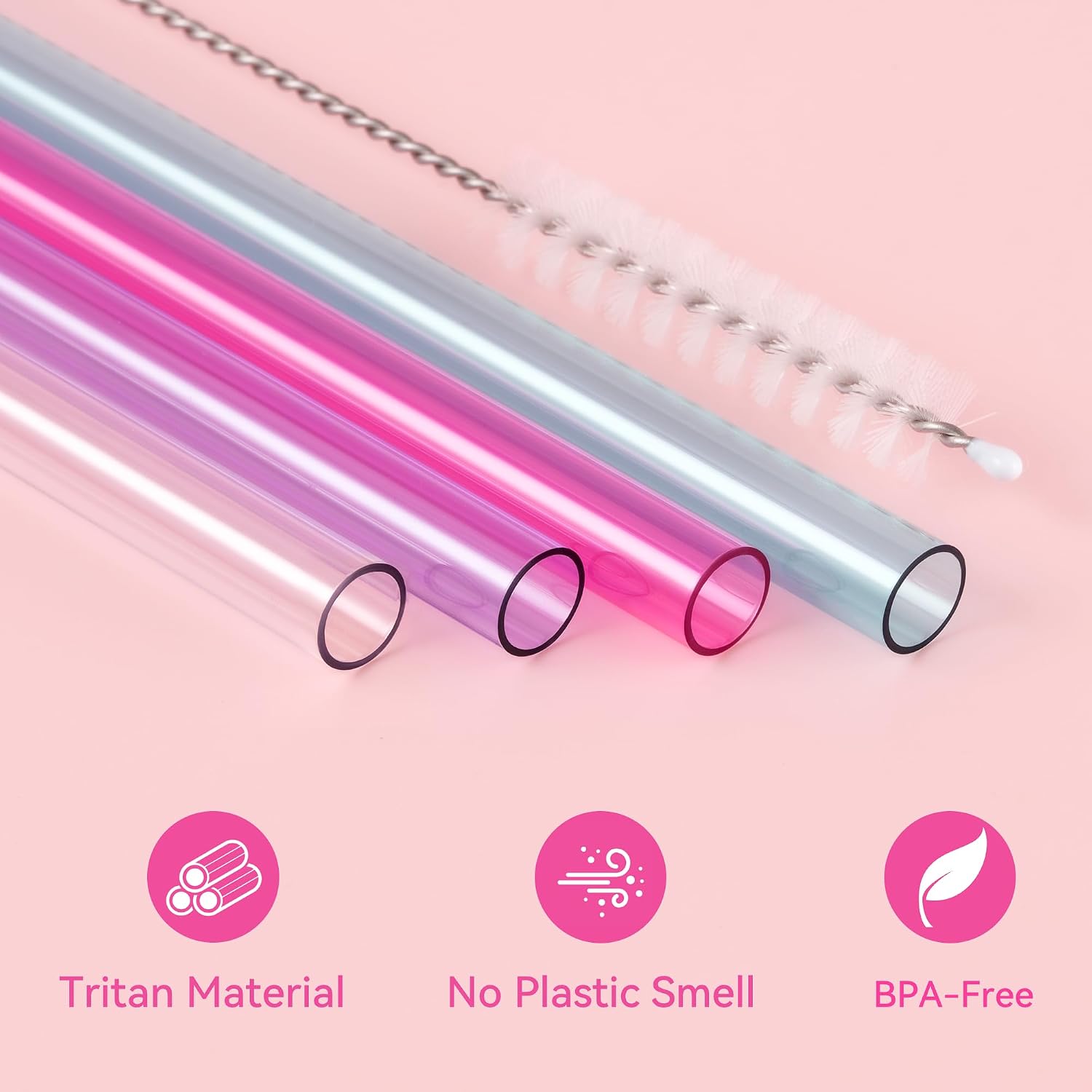 Straws for Simple Modern 40 oz 50 oz Tumbler, 12.2" Extra Long Straw