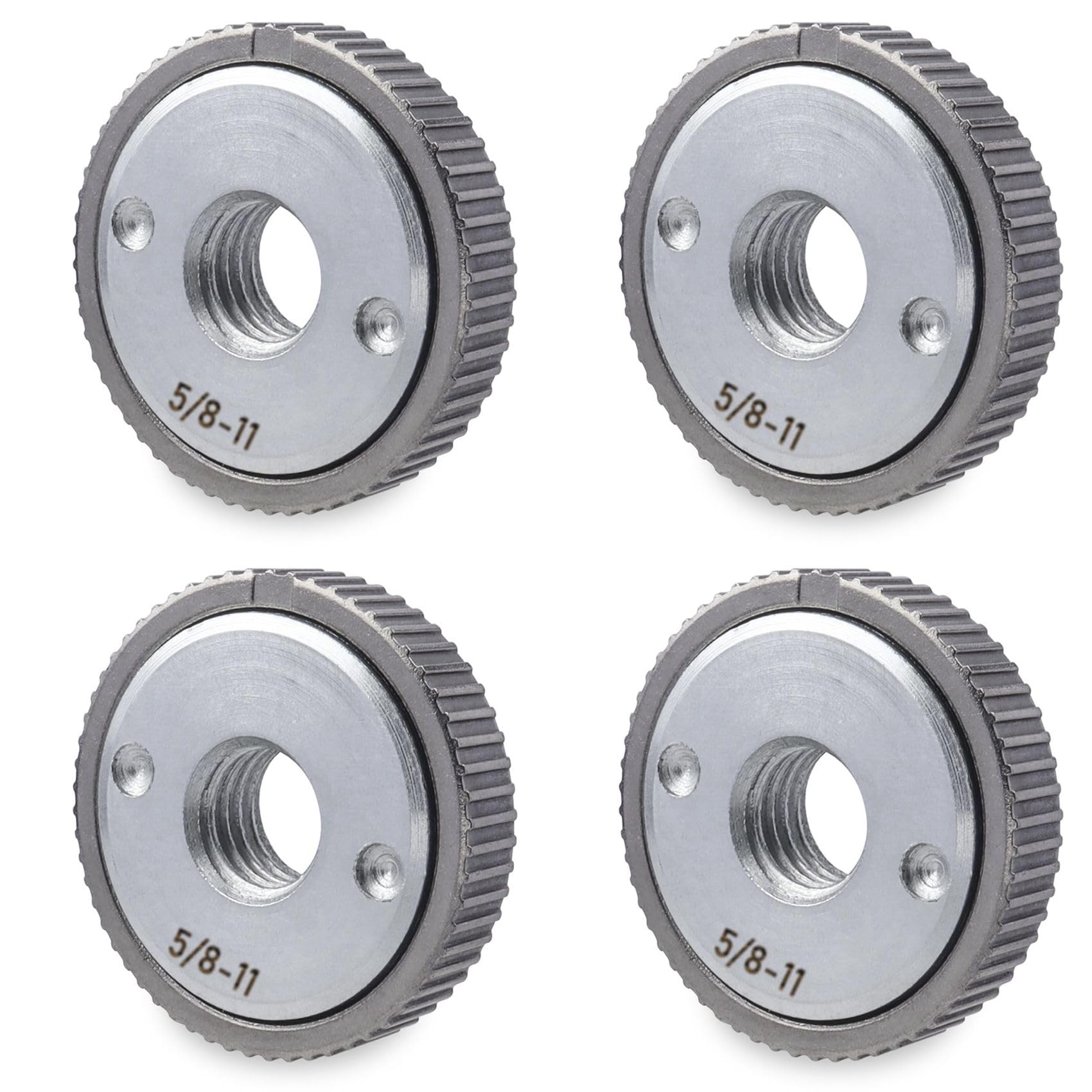 Jnchdghwa As Shown 4Pcs 5/8 Inch-11 Grinder Nut,Quick Release Angle Grinder Flange Nut Grinder Locking Nut For Angle Grinder