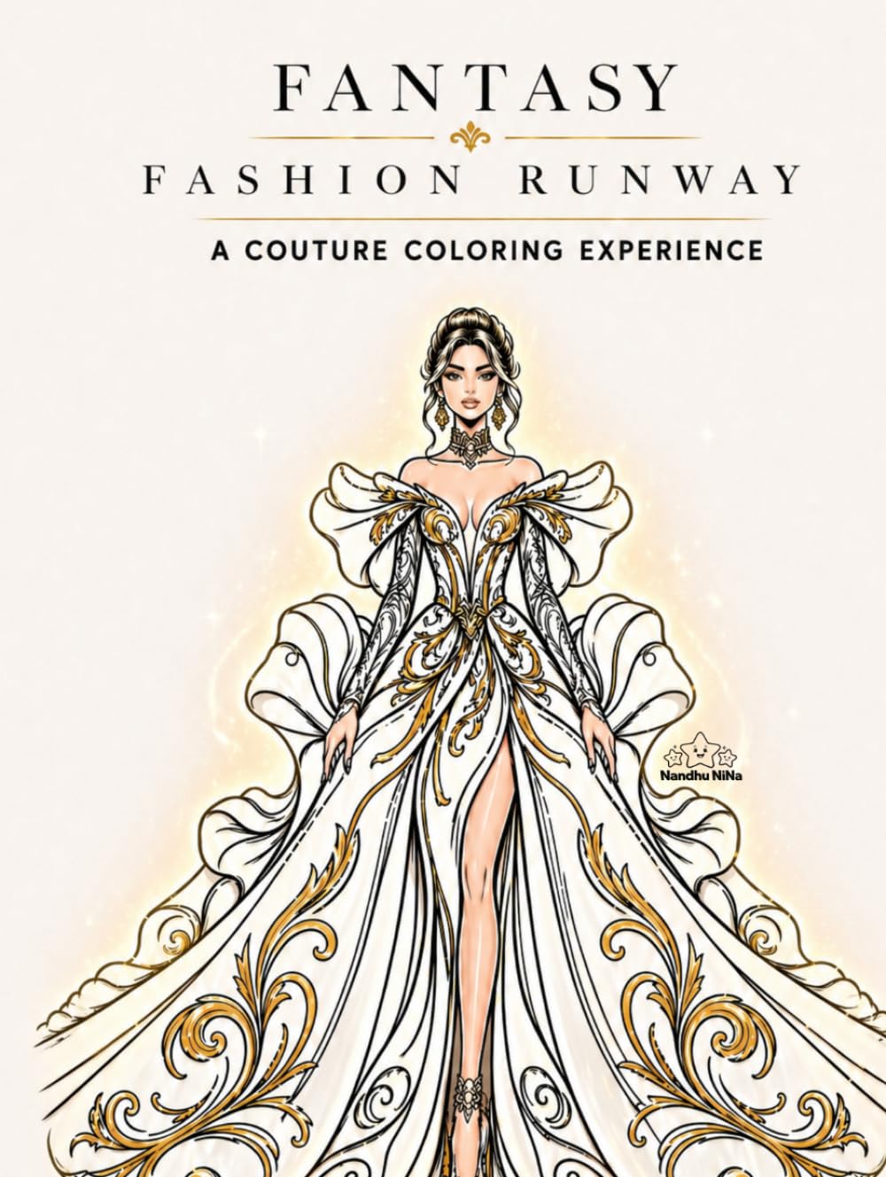 Fantasy Fashion Runway: A Couture Coloring Experience (Fantasy Dress Collection)