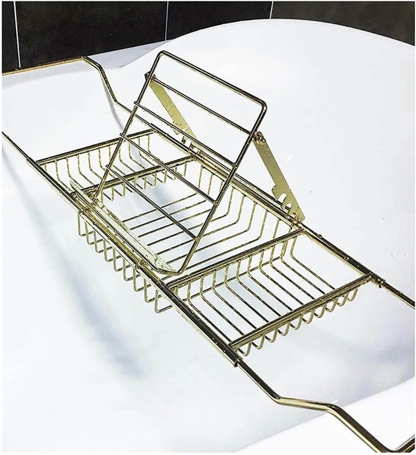 Bath Cover Bathtub Stand Telescopic Bathroom Shelf Non-Slip Multifunction Bathroom Shelf Bathing Bracket Bathtub Shelf Foldable Bathtub Cover Bathtub Tray