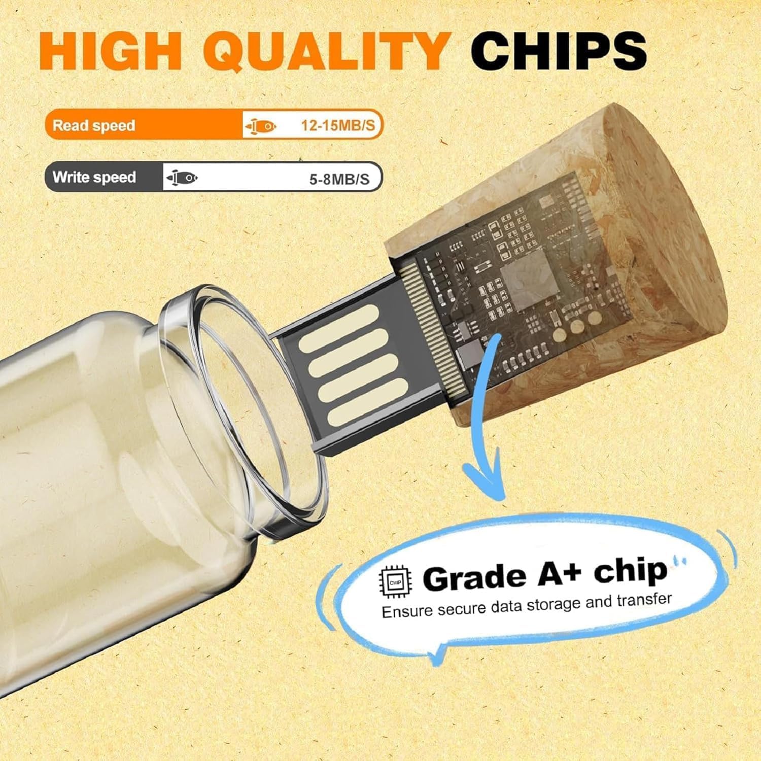 10 Pezzi 16 GB USB Flash Drive Drift Bottle chiavette USB Chiave USB Pendrive per matrimonio, amici, famiglia,Regali aziendali per computer, audio per auto, ecc