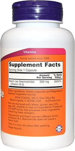 Miniatura 2 de Niacinamida 500 mg 100 cápsulas paquete de 2