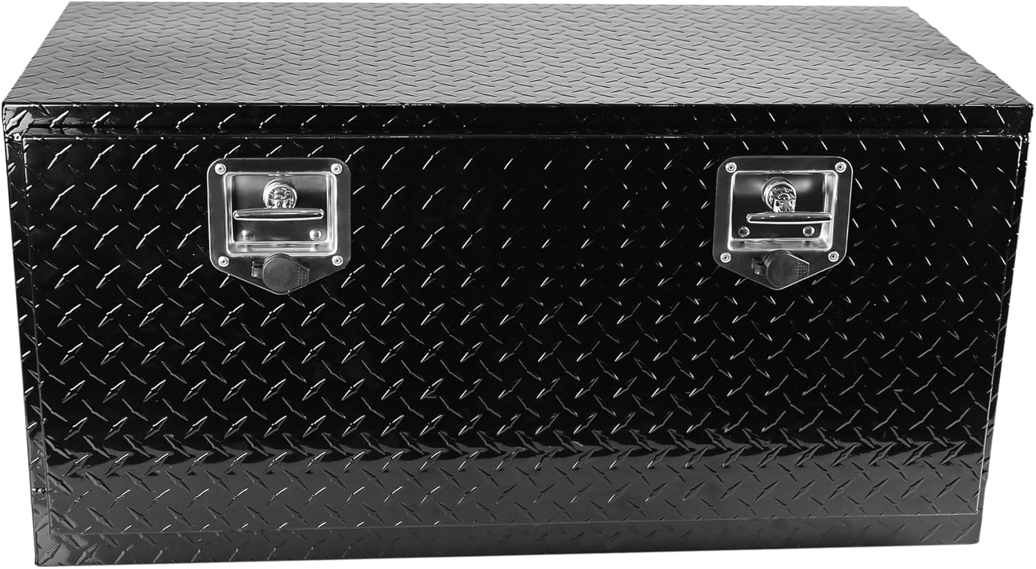 36 Inch Heavy Duty Aluminum truck tool boxes for bed of truck, Waterproof Square Truck Storage Organizer Chest for Pick Up Truck Bed, RV Trailer with T-Handle Lock & Keys(36"×17.1"×17.9")