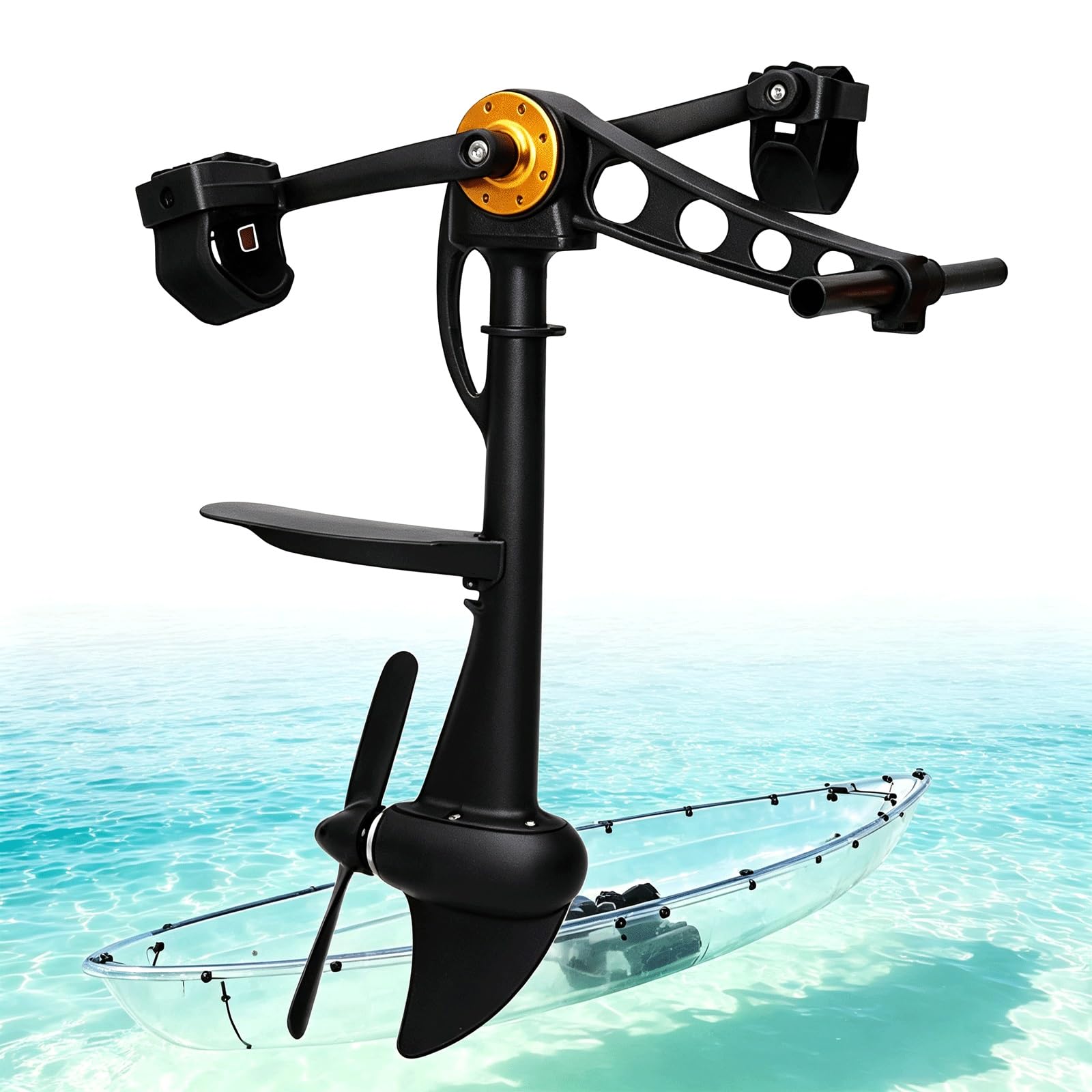 Kit Di Propulsione A Pedali For Kayak, Propulsione For Kayak Tutto In Uno | Con Pedaliera Integrata, Per Battute Di Pesca E Caccia In Mare Aperto Per Adulti