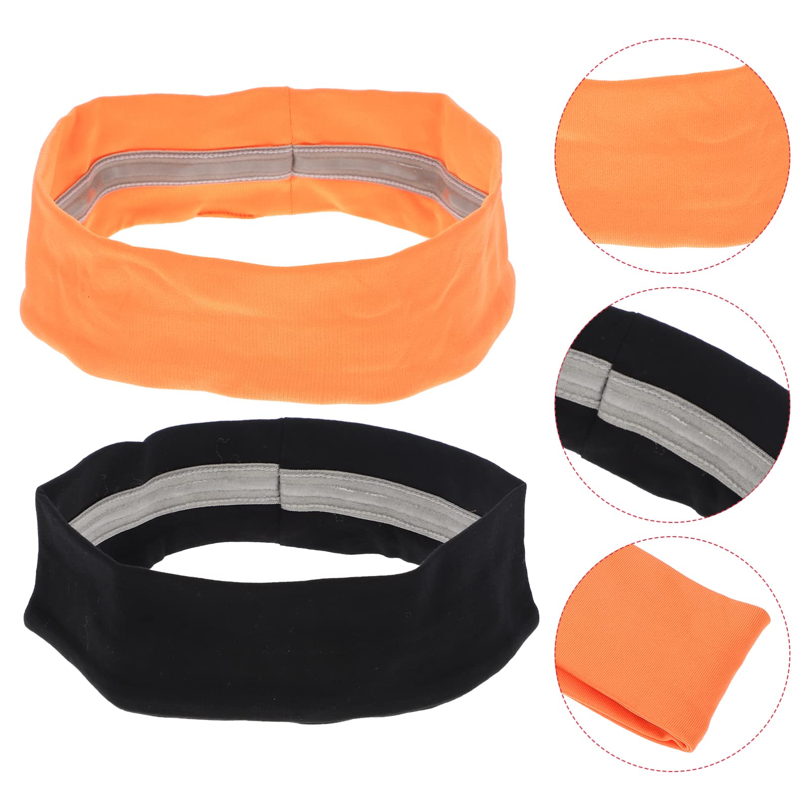 GALPADA 4 Pièces Bandeau de Bandeaux pour Hommes Bandeau pour Bandeau de Bandeau de Course Bandeaux