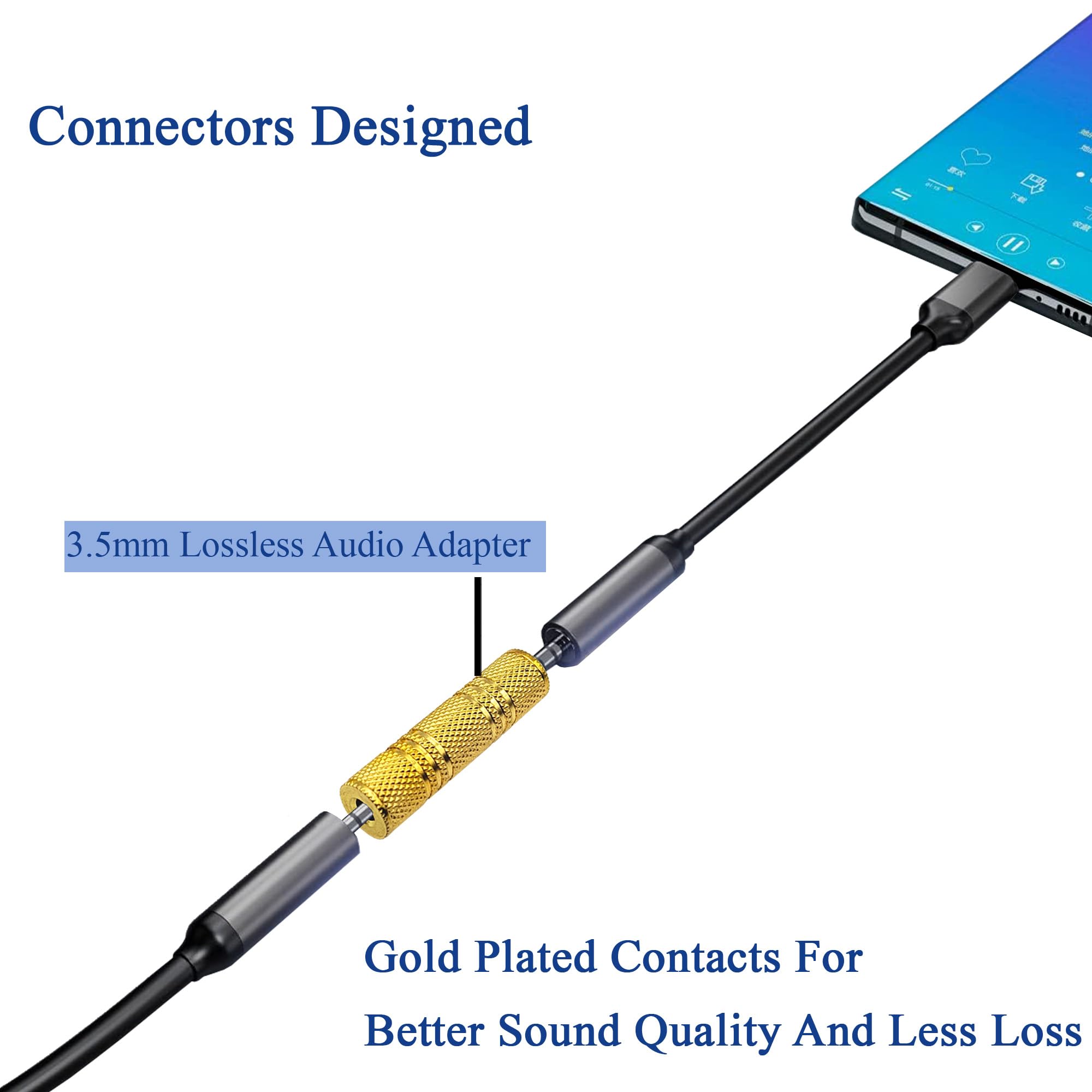 1/8 Zoll TRS TS 3,5 mm Buchse auf Buchse, Koppler Stereo-Adapter für Kopfhörer, AUX auf AUX-Anschluss, 2 Stück