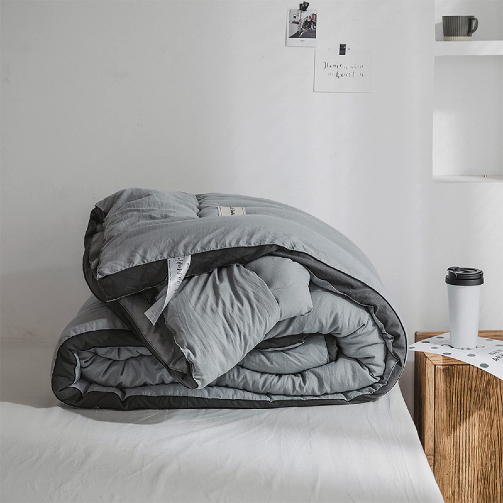 Couette universelle en coton FACAI couverture douce de canapé lit double chaude 220x240