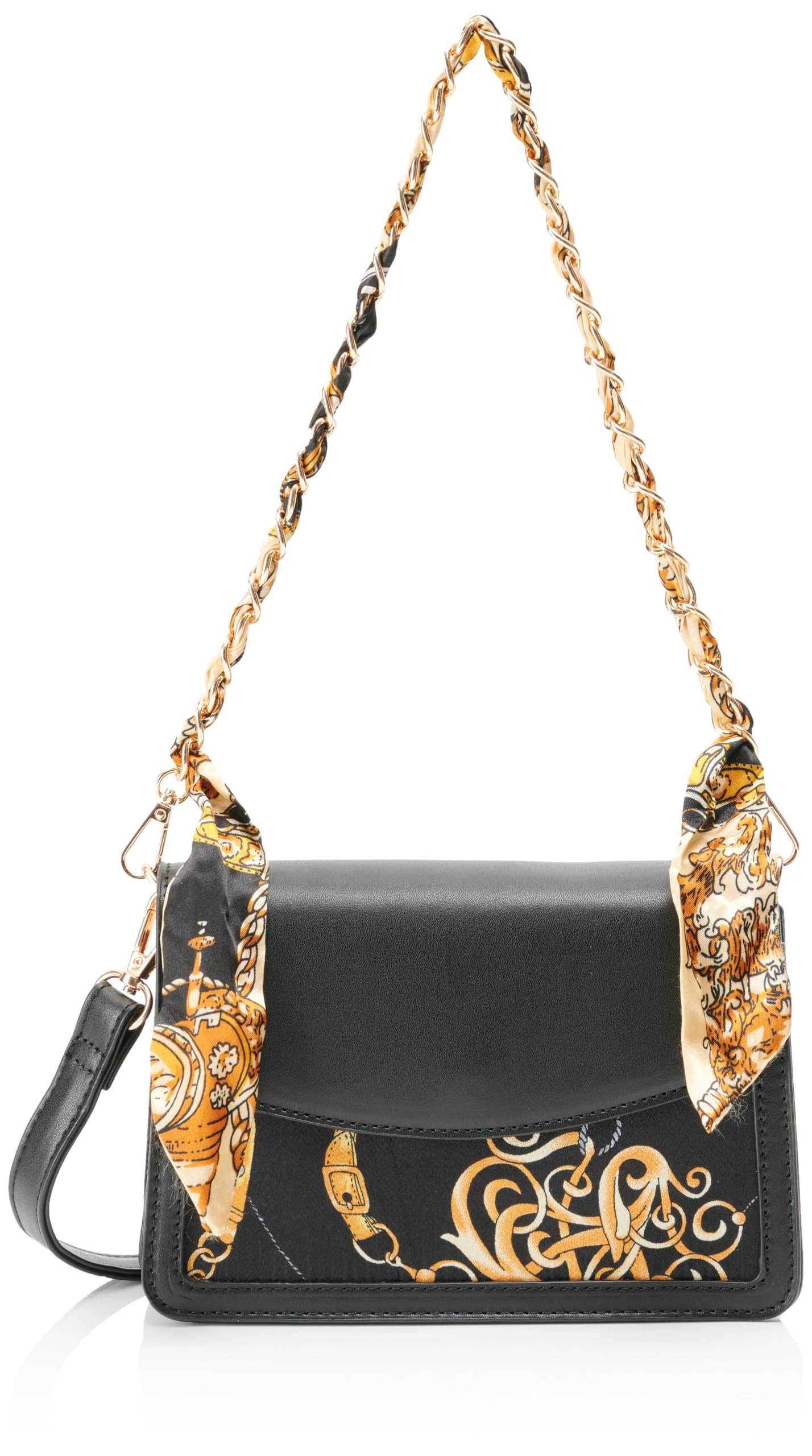 NALLY Women's Shoulder Bag, Black Multi-Coloured, One Size