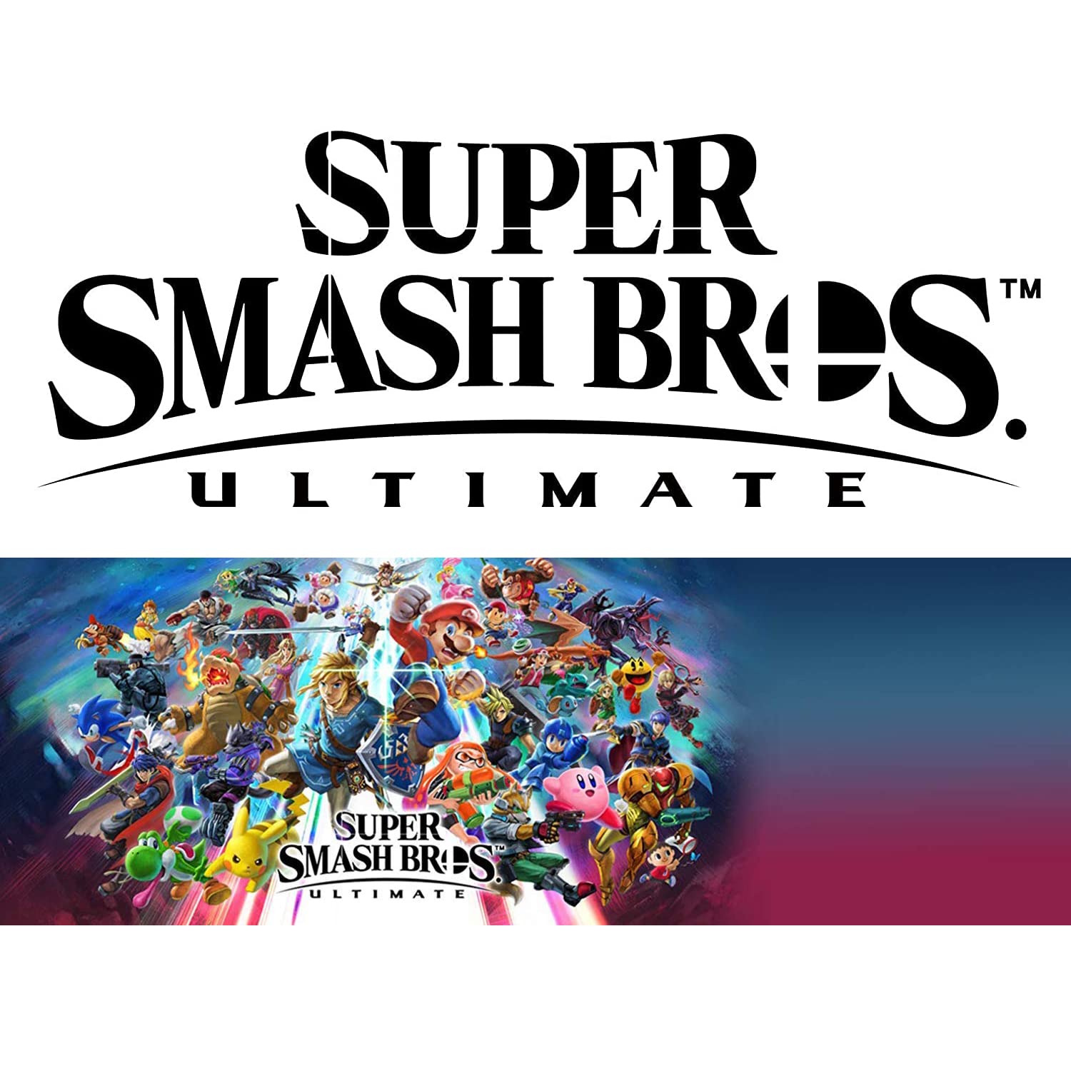 Super Smash Bros. Ultimate – Nintendo Switch con impugnature PremGear (8 pezzi – nero, blu, rosso e trasparente), porta carte da gioco a 24 slot e panno di pulizia