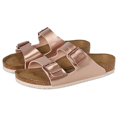 Birkenstock Kids Arizona (Toddler/Little Kid/Big Kid) Kids Shoes Electric Metallic Copper