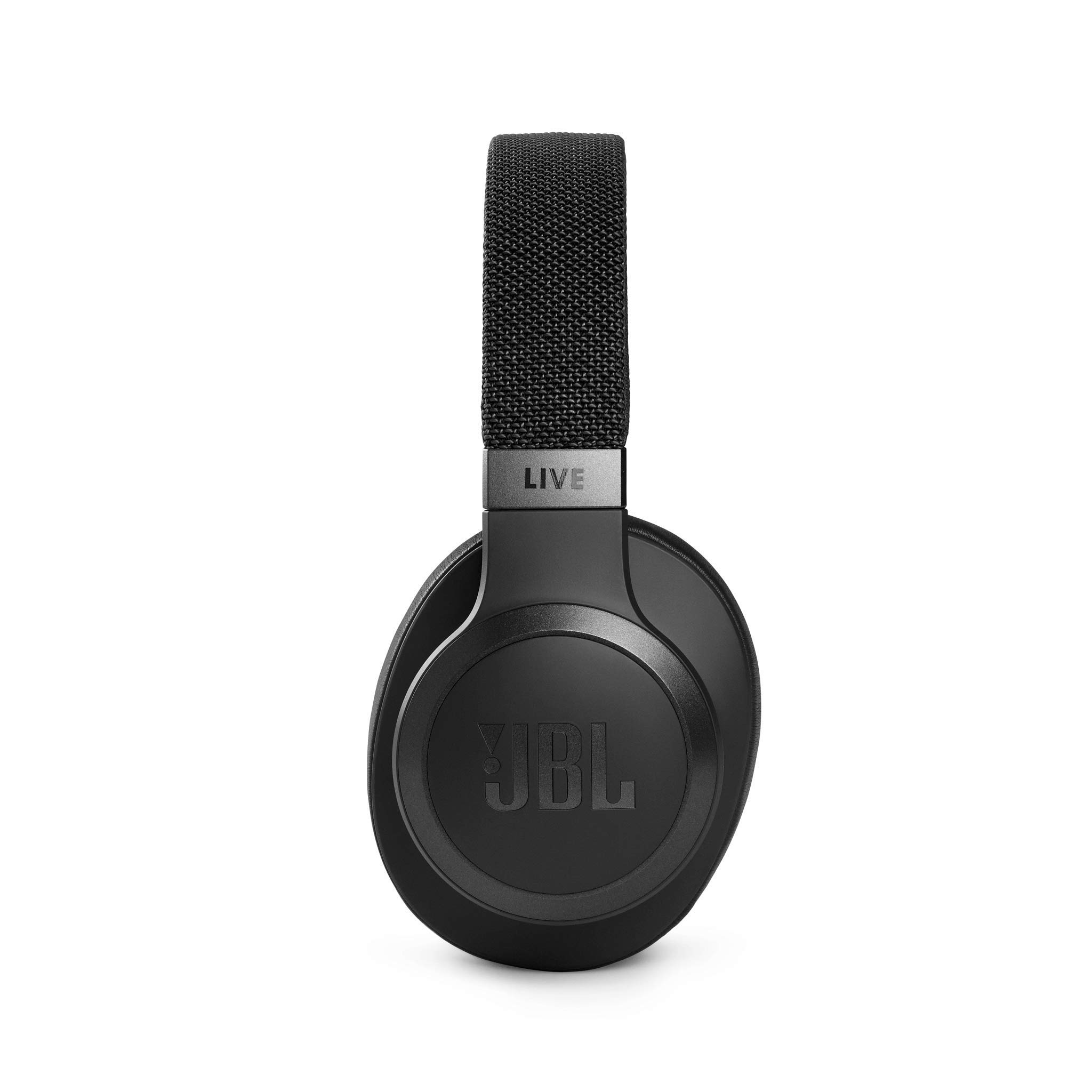 JBL LIVE 660 NC, Cuffie Over-Ear Wireless Bluetooth con Cancellazione Adattiva del Rumore, Cuffia Pieghevole Senza Fili per Musica, Chiamate e Sport, Fino a 50h di Autonomia, Nero