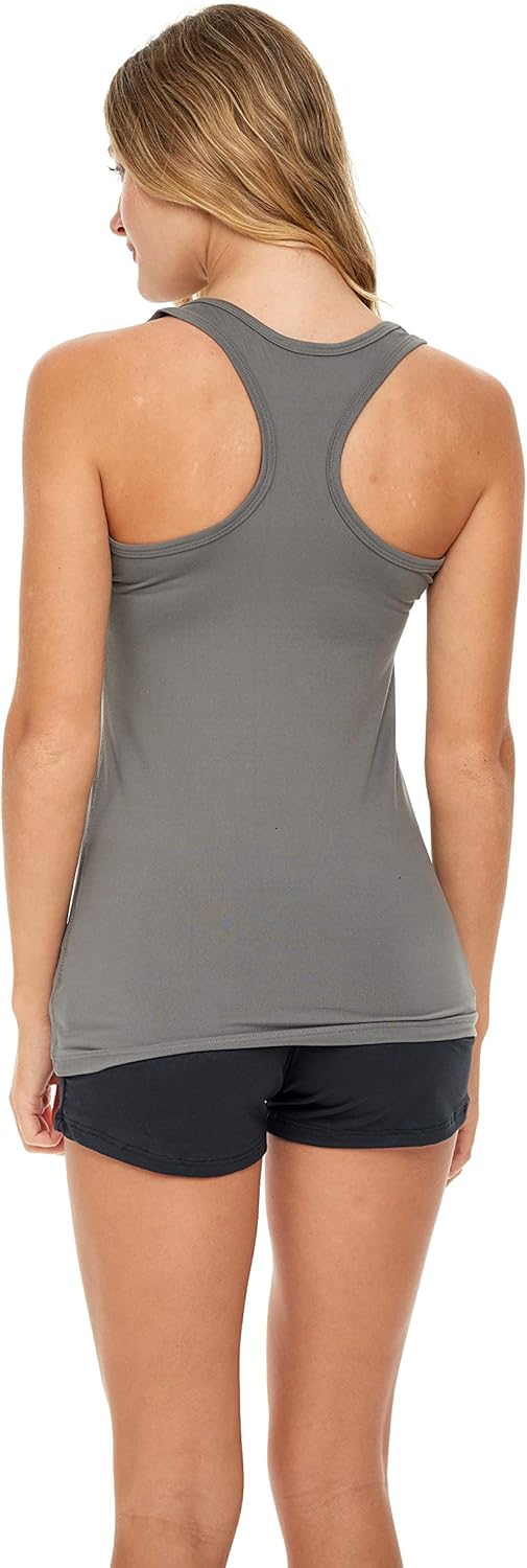Women's Racerback Tank Tops | Ultra Soft & Stretch Spandex Sport Tanks | Multi Packs & Colors - Image 4