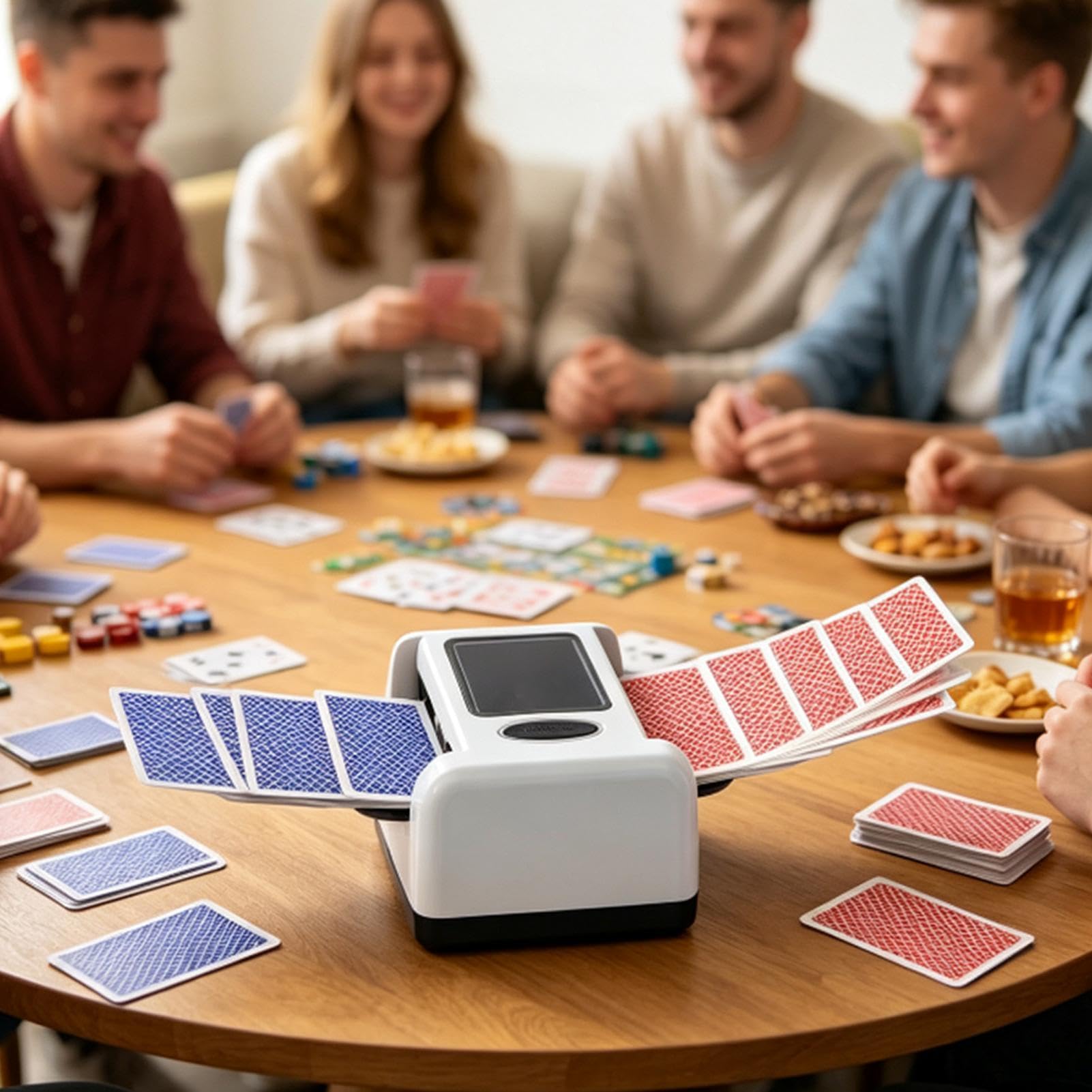 Mixer Di Carte Veloce 2 Giochi Automatici Elettrico Con Batteria