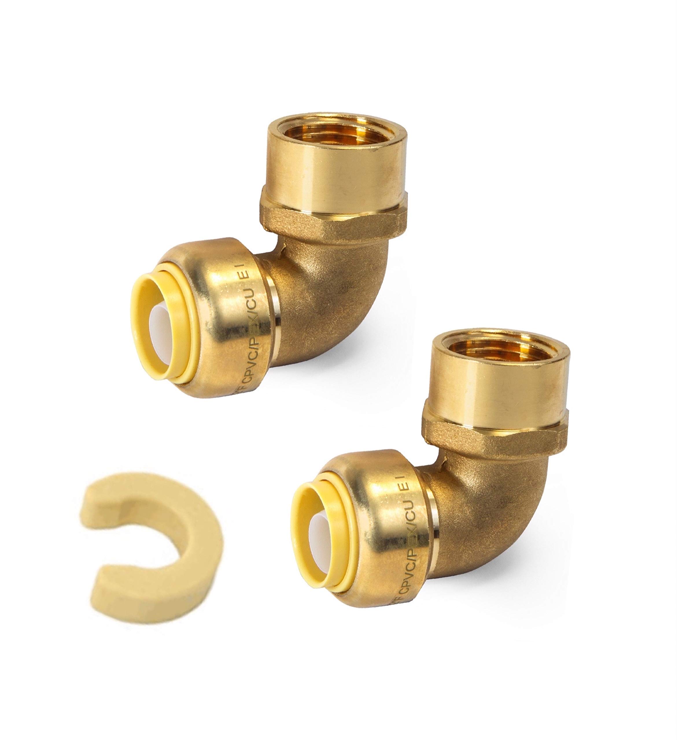 EFIELD Valvola A Sfera In Ottone Con Scarico 1/2 Pollice - Raccordo Push-fit Per Tubi PEX, Rame, CPVC