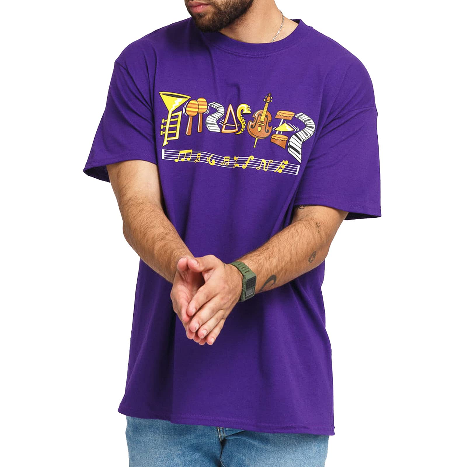 Thrasher Maglietta da uomo a maniche corte con logo Fillmore