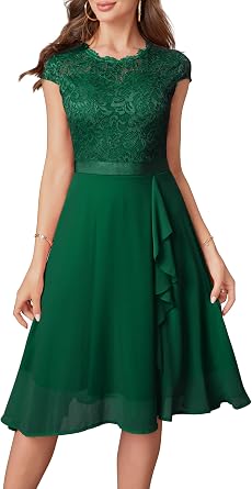 Womens Cocktail Dresses for Women Evening Party, Tea Party Dress for Women 2025 Wedding Guest Dress Prom Semi Formal Dress