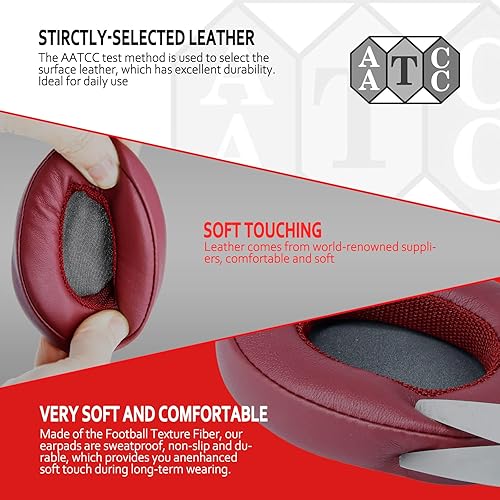 Miniatura 5 de Krone Kalpasmos Almohadillas de repuesto para Skullcandy Crusher, compatibles con auriculares Skullcandy EvoHesh 3 inalámbricos, cojín ovalado