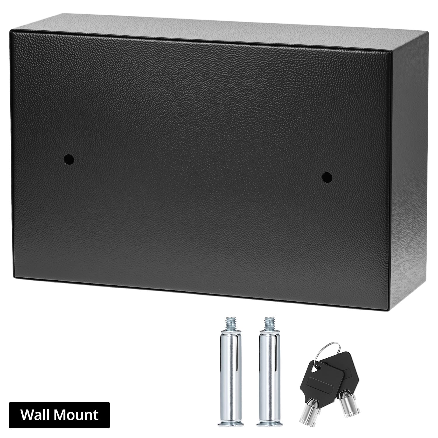 QWORK® Caja fuerte para 32 llaves, 31 x 20 x 10 cm - Cerradura electrónica, Construcción de chapa de acero