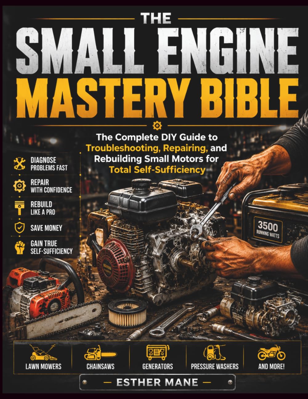 THE SMALL ENGINE MASTERY BIBLE: The Complete DIY Guide to Troubleshooting, Repairing, and Rebuilding Small Motors for Total Self-Sufficiency