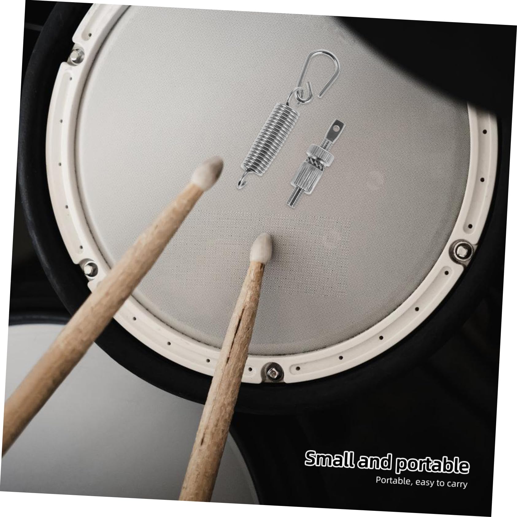 Hemoton 1 Set Drum Tension Spring for Bass Drum Foot Pedal Accessories Heavy Spring Rings