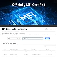 Vista 2 de [Certificado Apple MFi] Syncwire Cargador de coche iPhone 4.8A/24W Cargador rápido de teléfono para coche, encendedor de cigarrillos, adaptador USB