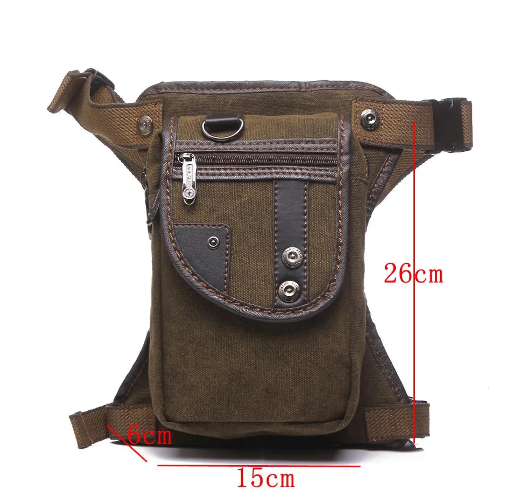 Marsupio Uomo Drop Leg Waist Pack Borsa per Rider Sport all'Aria Aperta Borse da Viaggio da Arrampicata Cintura Maschile Borse da Anca