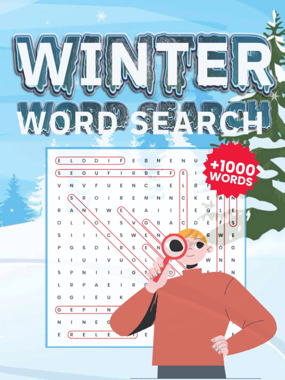 Big Winter Word Search Book for Adults, Teens, and Seniors: Winter Wordsearch Puzzles for a Merrier and Calmer Winter