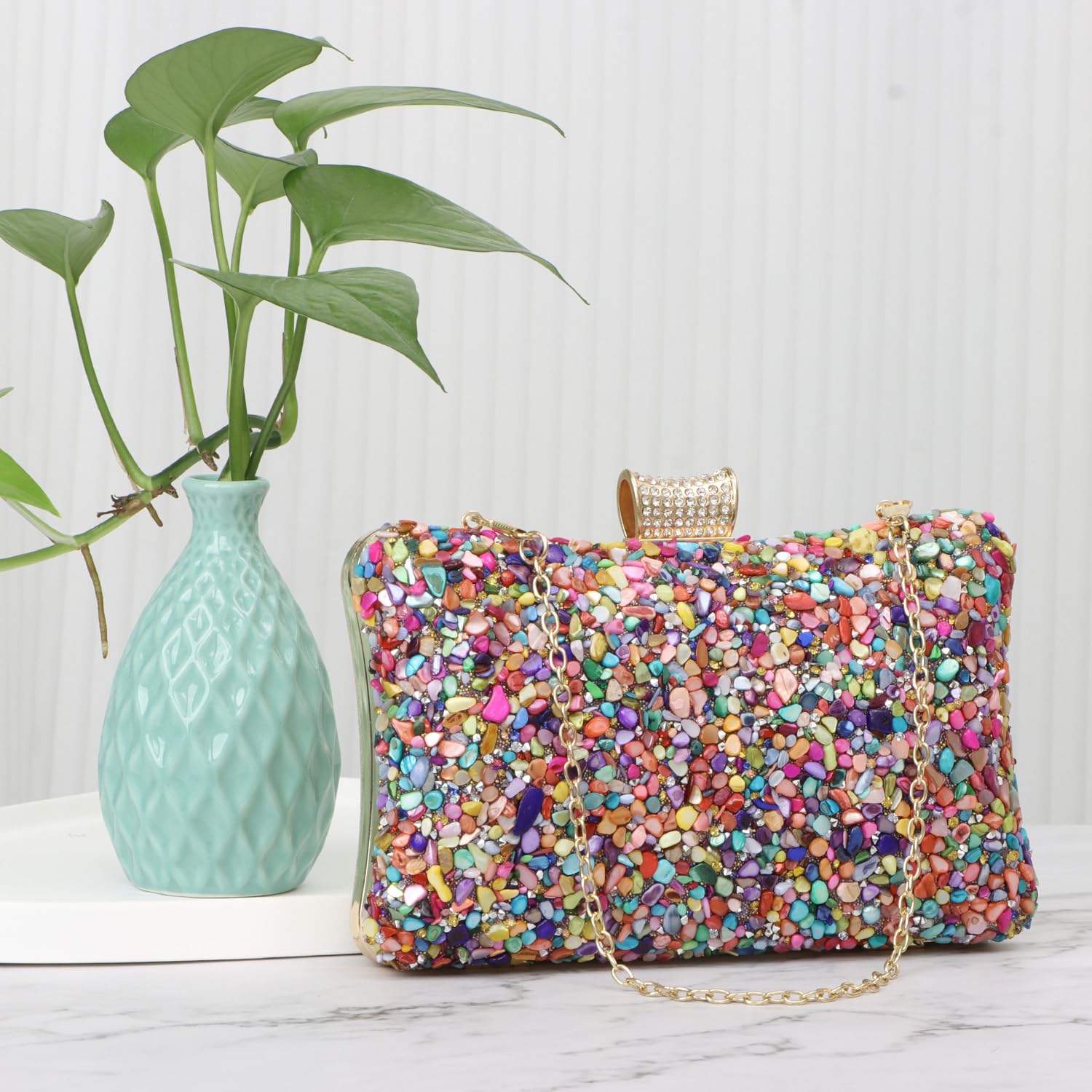 Vintage embrague noche bolsos cena bolsas damas Pures boda fiesta bolso monedero