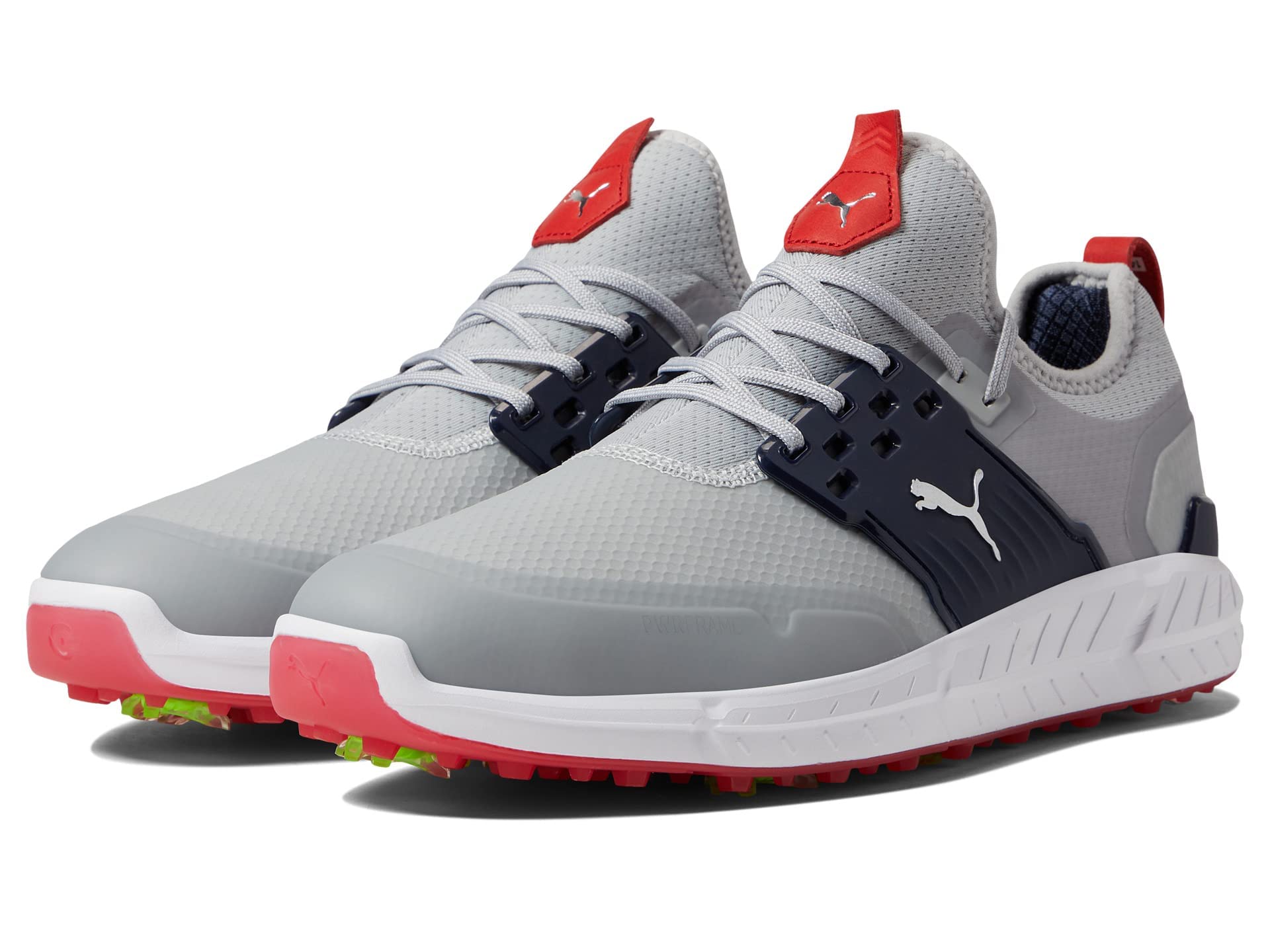 PUMA Zapatillas de Golf Ignite Articulate para Hombre, Blazer High Rise PUMA Silver Navy, 40.5 EU