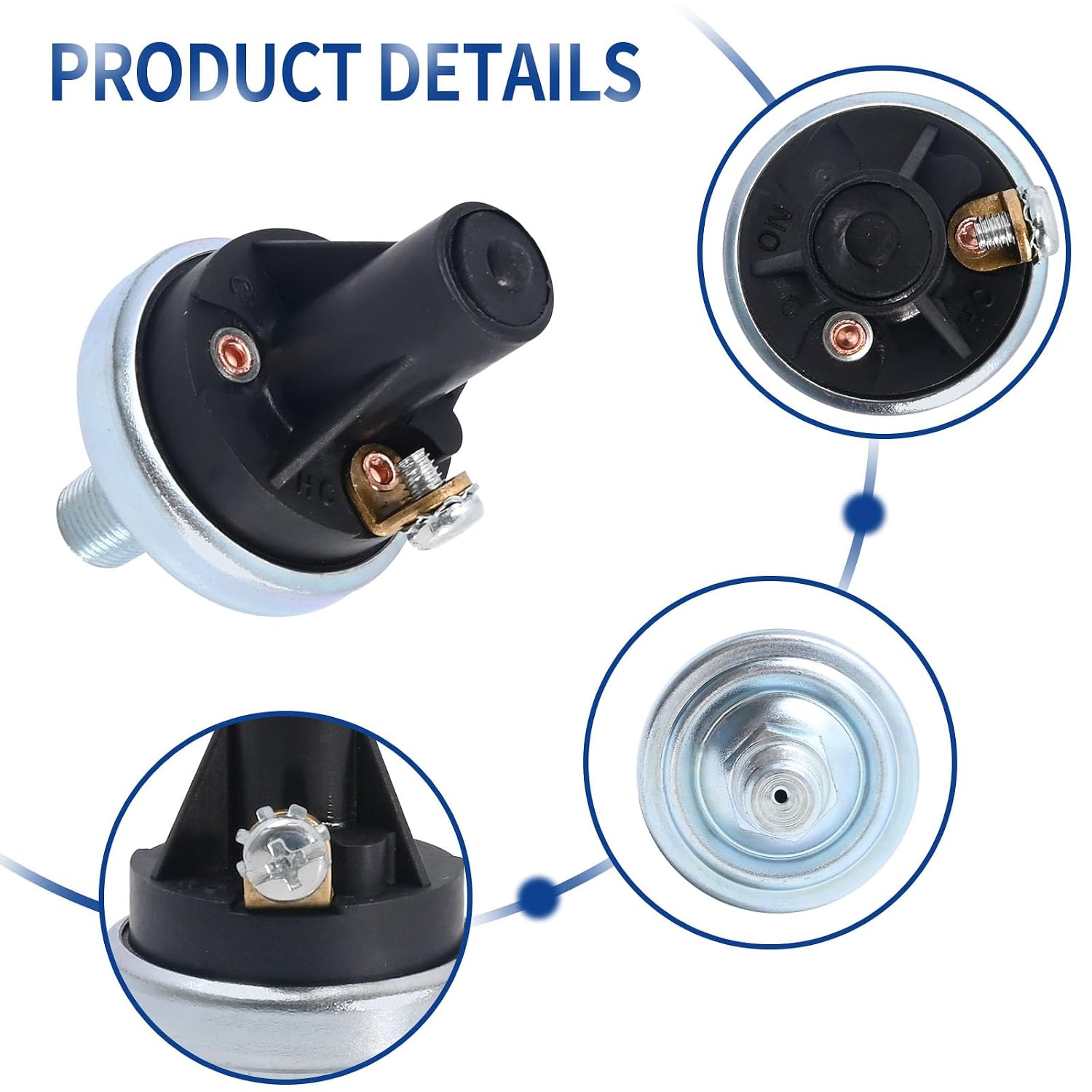Hoypeyfiy Oil Pressure Switch Replacement for Thermo King SL100/SL200/TK2.35/TK3.66, Replaces 41-0387 416865