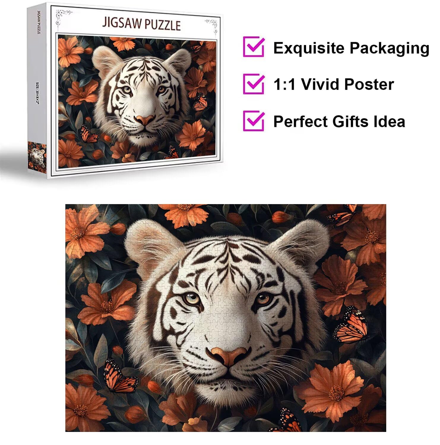 Puzzle 3000 Piezas Animal Puzzle de Madera Desafiante, n-405