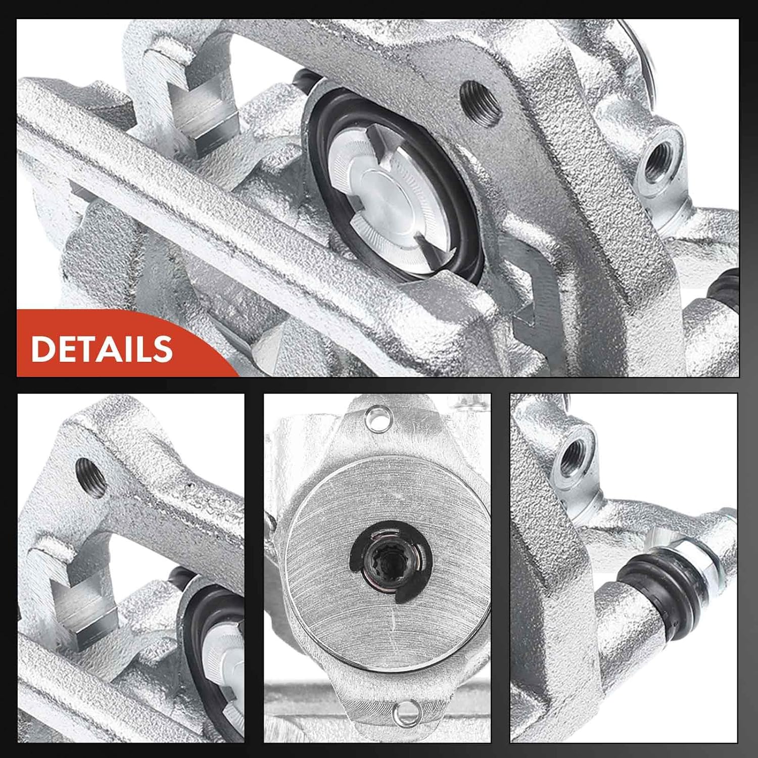 A-Premium Disc Brake Caliper Assembly with Bracket Compatible with Select Acura Models - TLX 2015-2020, Sedan, L4 2.4L, V6 3.5L - Rear Left Driver Side