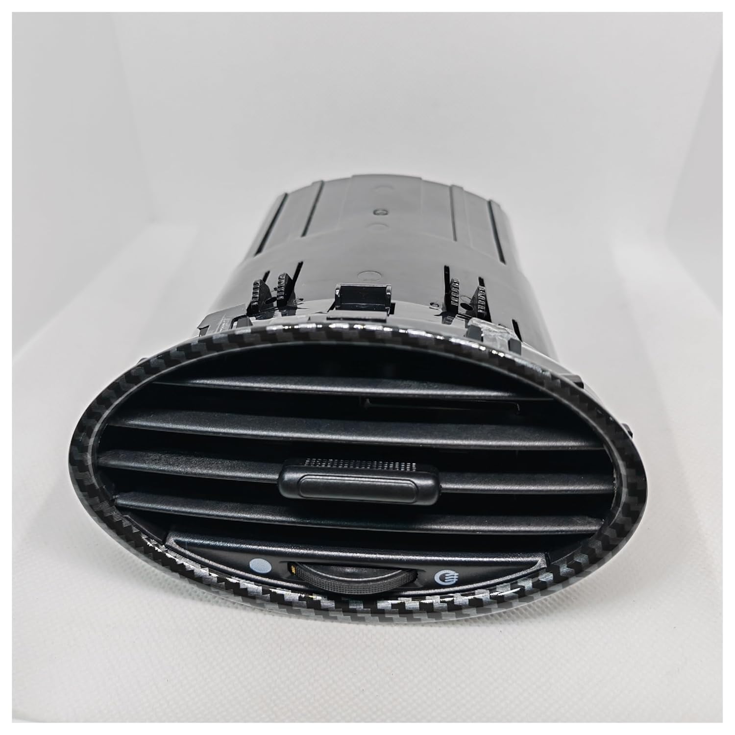 Automotive air Conditioning Vent Ruili105 Car Air Conditioning Outlet Dashboard Vent Air Nozzle Fit for Ford Focus MK2 2005 2006 2007 2008 2009 2010 2011 2012 2013(Carbon Fiber 2pcs)