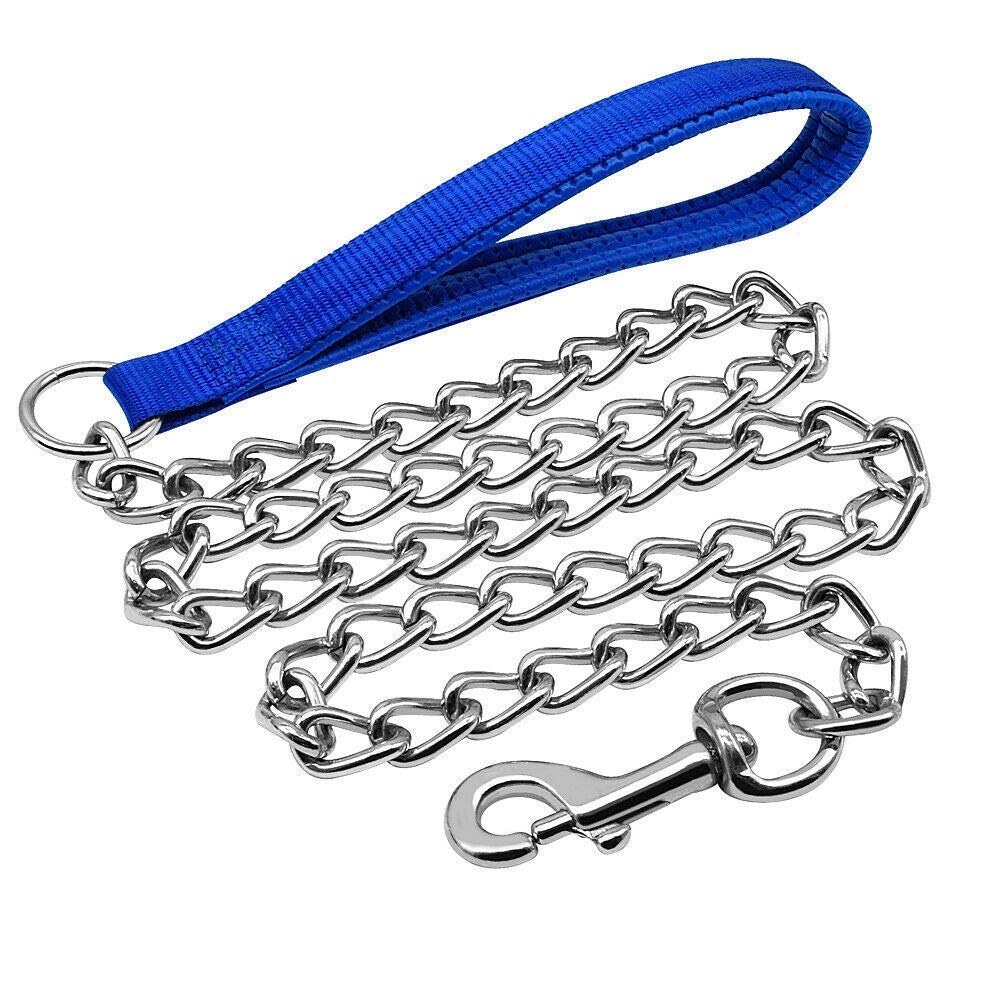 PSK PET MART Heavy Duty Dog Leash,Metal Dog Leash Dog Chain with Handle for Small & Medium Size Dogs (Color May Vary) (8.no Handle Chain) (DC_ Handle Chain Blue) (B0B1ZW95W3) Amazon Price History, Amazon Price Tracker