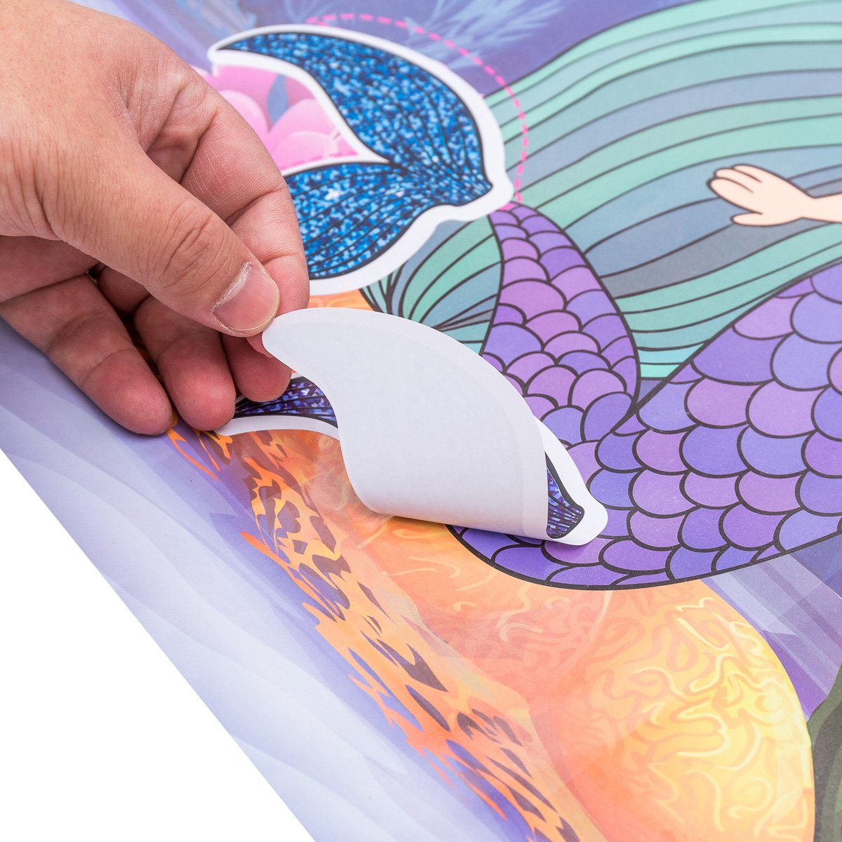 Mermaid Games Favors, Mermaid Party Games Birthday, Pin The Tail on The ...