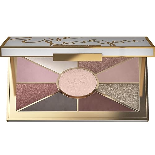 Mirabella Paleta de sombras de ojos, Romance - Colección Eye Love You, polvos prensados ultra pigmentados neutros - colores mate y brillantes, de