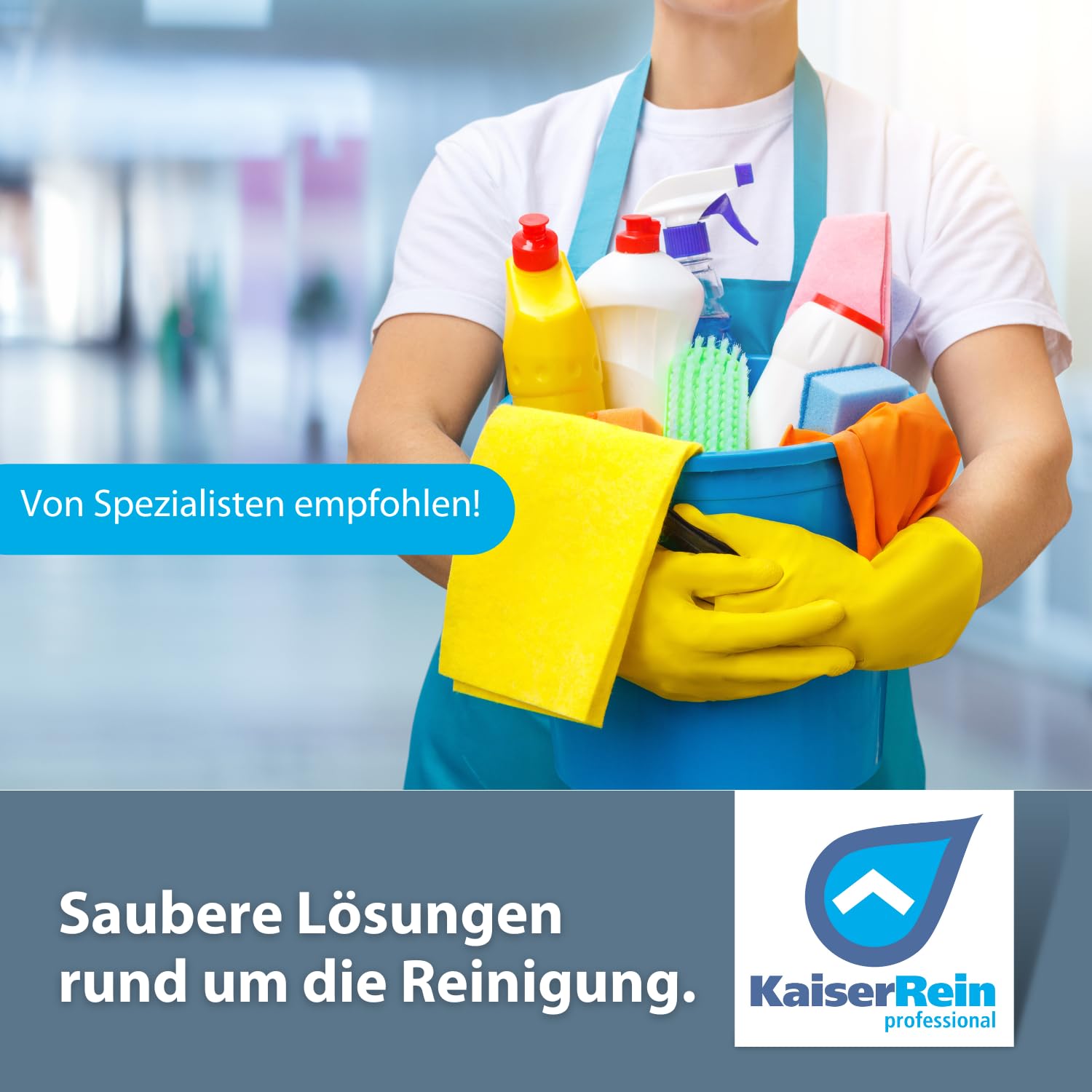 KaiserRein Profi Rohrreiniger 10L - Kraftvoller Abflussreiniger gegen Verstopfungen in Dusche, Küche und Toilette