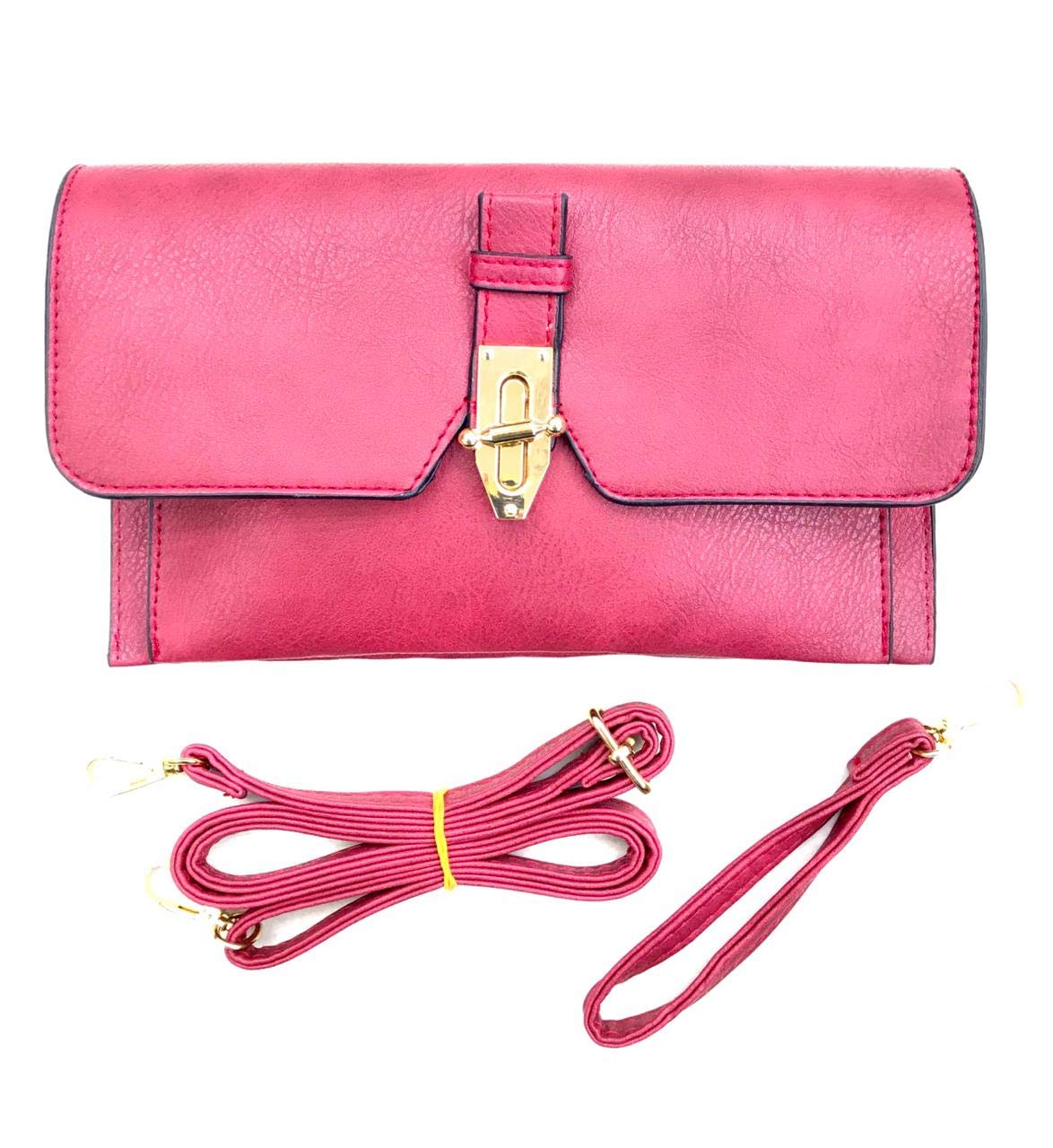 Anna BellaFashion Elegant Beautiful lady women's Clutch bag PU leather shoulder bag Crossbody