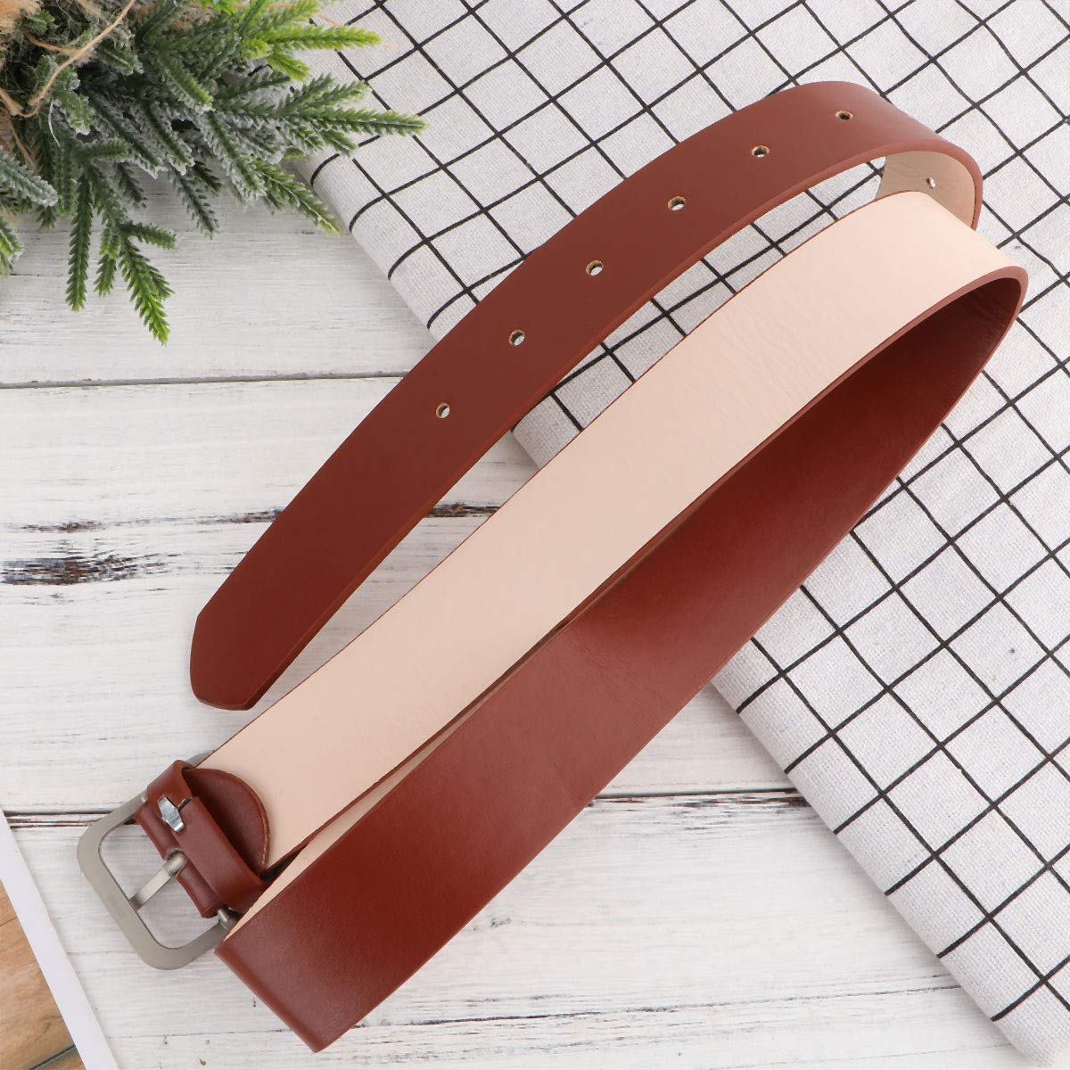 KESYOO 1pc Adjustable Leather Belt Leather Belt for Women Female Leather Belt Casual Belt Women Leather Belt