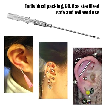 14G Catheter Piercing Needles 6Pcs Catheter Needles for Body Jewelry