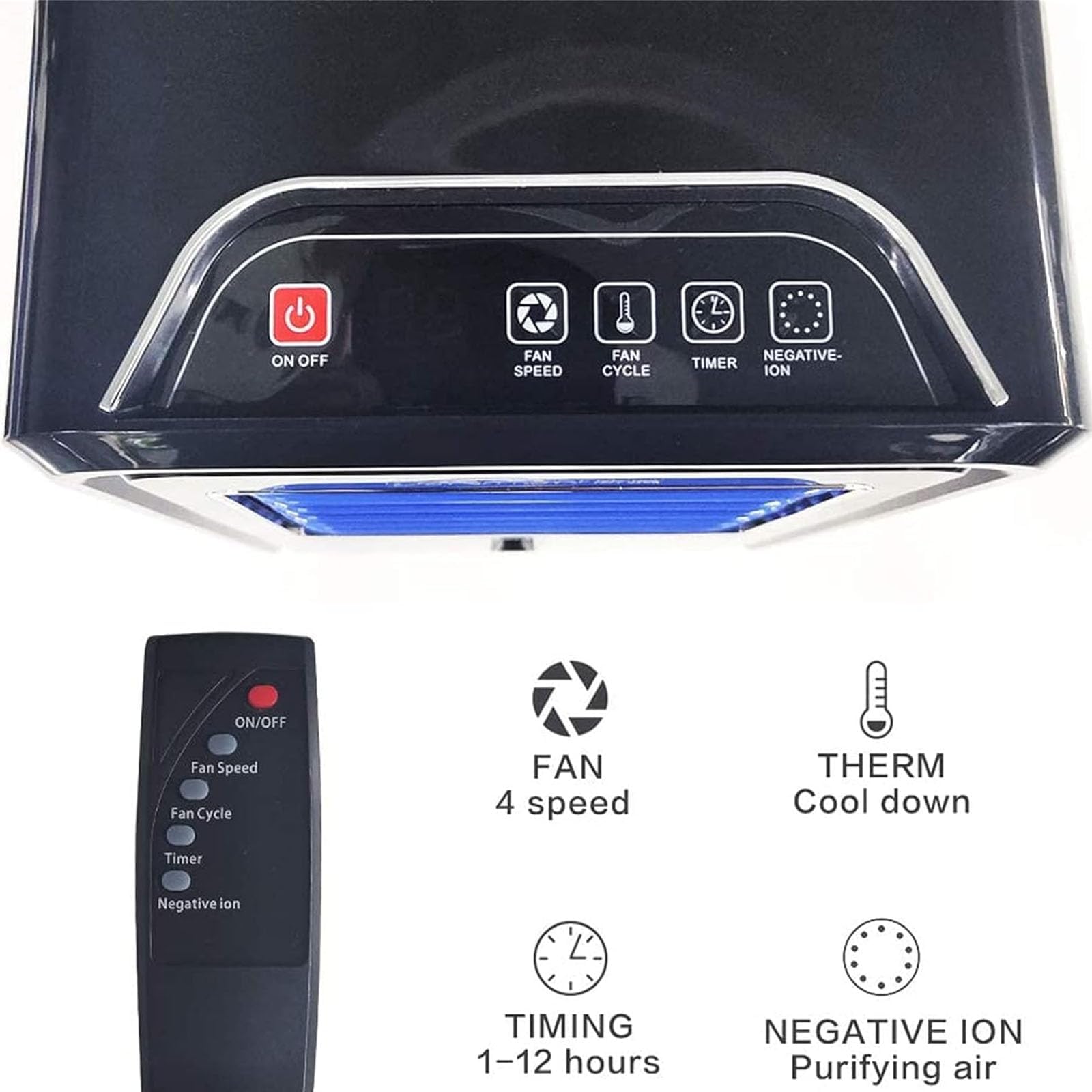 Colchoneta de Refrigeración por Agua, Sistema de Acondicionamiento de Cama de 2,5 L con Ventilador Ajustable de 4 Velocidades y Control Remoto, Cubierta Eléctrica Refrigerante para Cama para 160*70cm