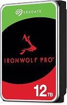 Seagate IronWolf Pro, NAS interne Festplatte 12TB HDD, 3.5 Zoll, 7200 U/Min, CMR, 256 MB Cache, SATA 6GB/S, silber, inkl. 3 Jahre Rescue Service, Modellnr.: ST12000NE0008