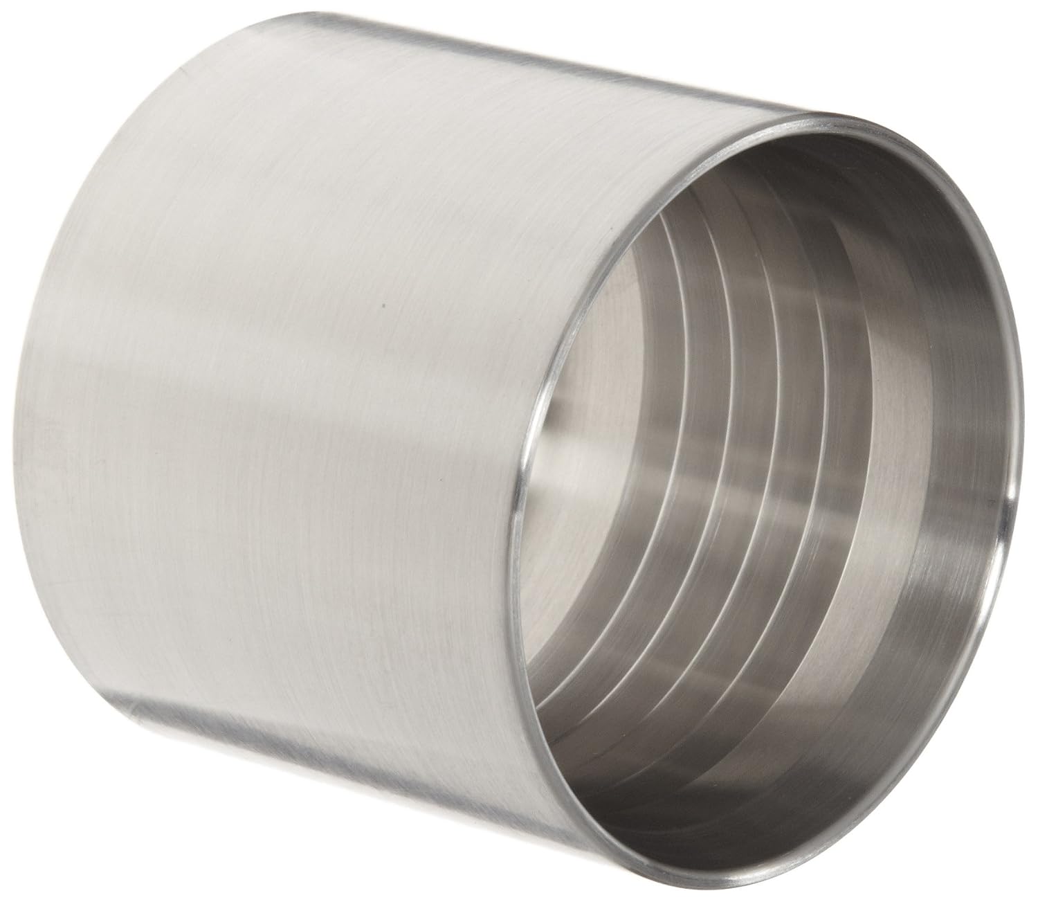 Dixon F32G-2531 Stainless Steel 304 Holedall Fitting, Sanitary Crimp Ferrule, 2-30/64" to 2-33/64" Hose OD, 2" Hose ID