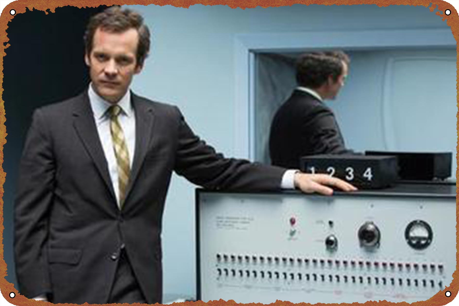 Experimenter Vintage Metal Tin Logo Vintage Garage Logo Men's Wall Decoration Old Car Shop Movie Poster Oil and Gas Station Logo 8 × 12 inches